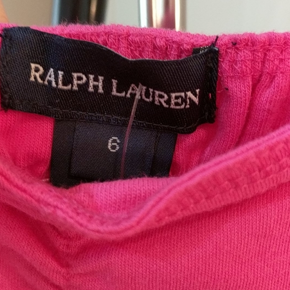 NWT Girls Ralph Lauren hot pink sundress in size 6 - Picture 4 of 9